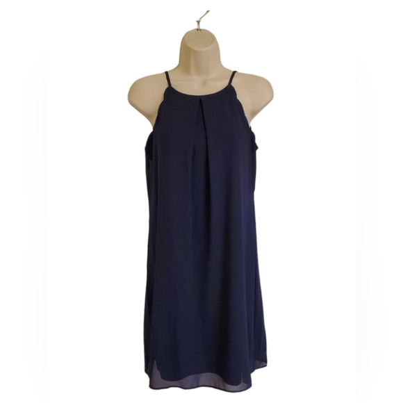 NWT Navy Dress, I.N. San Francisco. Size: Small - Picture 6 of 7